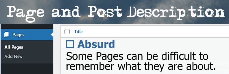 Page And Post Description Preview Wordpress Plugin - Rating, Reviews, Demo & Download