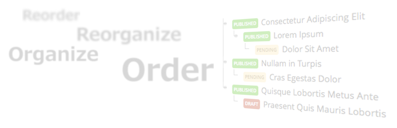 Pages Order Preview Wordpress Plugin - Rating, Reviews, Demo & Download