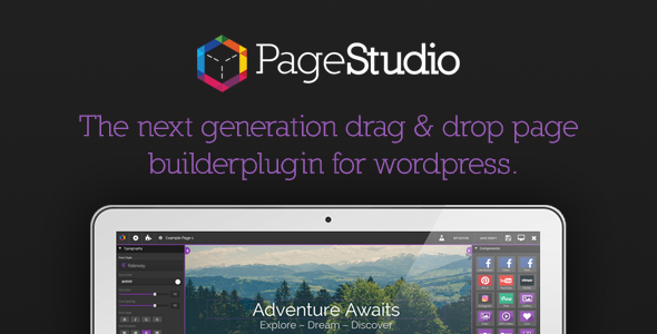 PageStudio: Next Generation Page Builder Plugin for Wordpress Preview - Rating, Reviews, Demo & Download