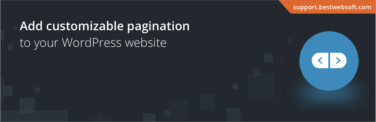 Pagination By BestWebSoft – Customizable WordPress Content Splitter And Navigation Plugin Preview - Rating, Reviews, Demo & Download