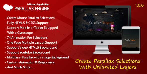 Parallax Engine – Addon For WPBakery Page Builder Preview Wordpress Plugin - Rating, Reviews, Demo & Download