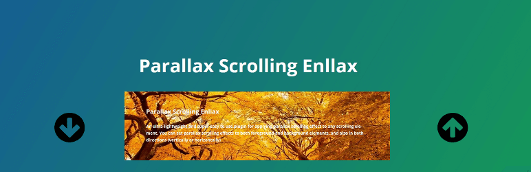 Parallax Scrolling Enllax Wordpress Plugin - Rating, Reviews, Demo & Download