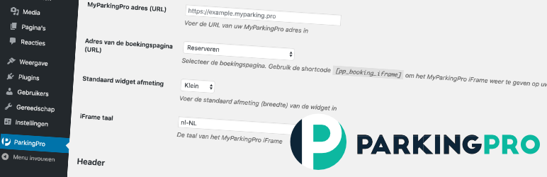 ParkingPro Booking Widgets Preview Wordpress Plugin - Rating, Reviews, Demo & Download