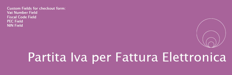 Partita Iva Per Fattura Elettronica Preview Wordpress Plugin - Rating, Reviews, Demo & Download
