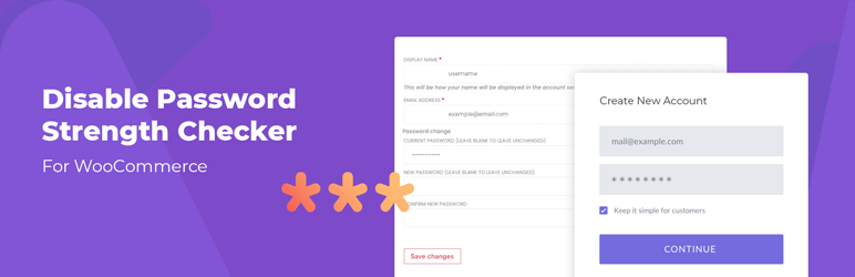 Password Strength For WooCommerce Preview Wordpress Plugin - Rating, Reviews, Demo & Download