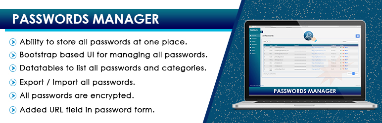 Passwords Manager Preview Wordpress Plugin - Rating, Reviews, Demo & Download