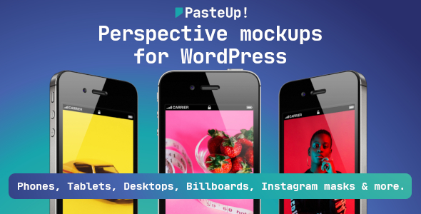PasteUp! – Perspective Mockups Plugin for Wordpress Preview - Rating, Reviews, Demo & Download