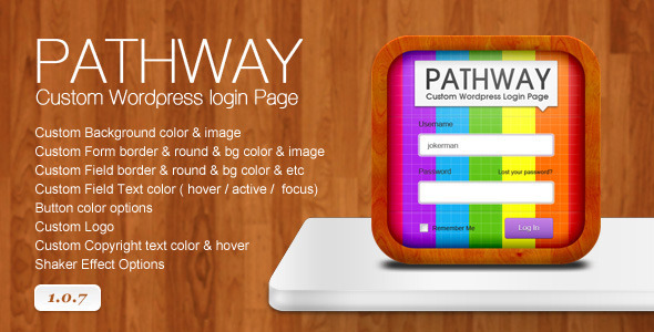 Pathway – Custom Wordpress Login Page Preview - Rating, Reviews, Demo & Download