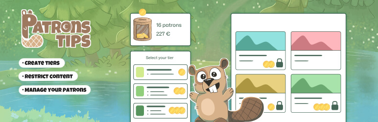 Patrons Tips Preview Wordpress Plugin - Rating, Reviews, Demo & Download
