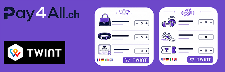 Pay4All For TWINT Preview Wordpress Plugin - Rating, Reviews, Demo & Download