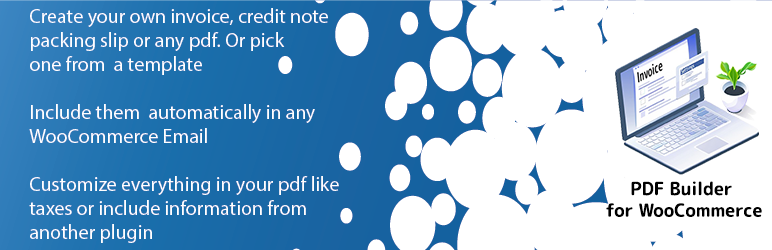 PDF Builder For WooCommerce Wordpress Plugin - Rating, Reviews, Demo & Download