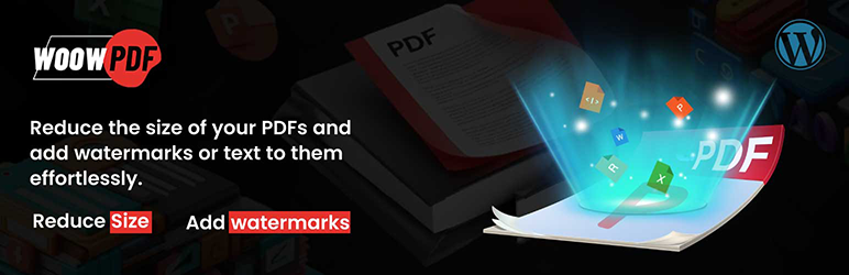 PDF Compression & Watermarking – WoowPDF Preview Wordpress Plugin - Rating, Reviews, Demo & Download