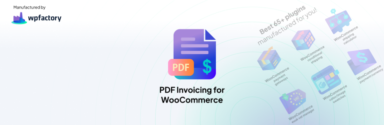 PDF Invoicing For WooCommerce Preview Wordpress Plugin - Rating, Reviews, Demo & Download