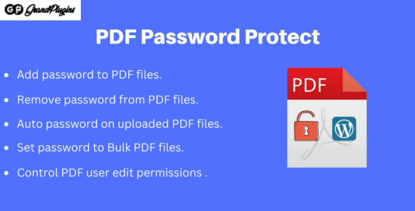 PDF Password Protect Preview Wordpress Plugin - Rating, Reviews, Demo & Download