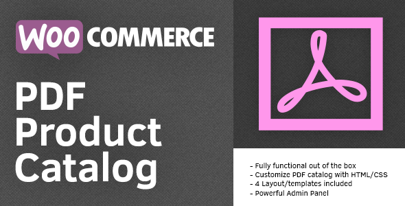 PDF Product Catalog For WooCommerce Preview Wordpress Plugin - Rating, Reviews, Demo & Download