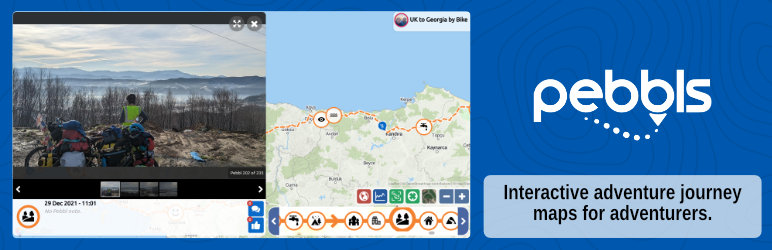 Pebbls Travel Tracker Map Embed Preview Wordpress Plugin - Rating, Reviews, Demo & Download