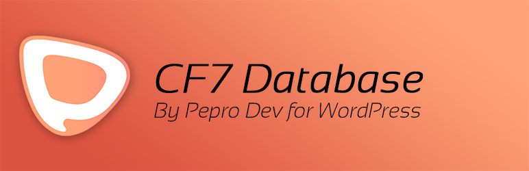 PeproDev CF7 Database Preview Wordpress Plugin - Rating, Reviews, Demo & Download