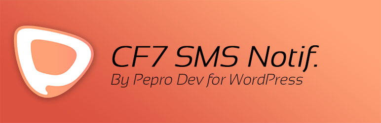 PeproDev CF7 SMS Notifier Preview Wordpress Plugin - Rating, Reviews, Demo & Download