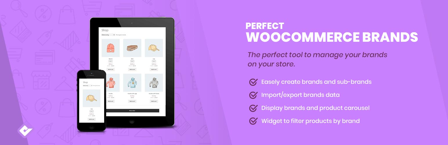 Perfect Brands For WooCommerce Preview Wordpress Plugin - Rating, Reviews, Demo & Download
