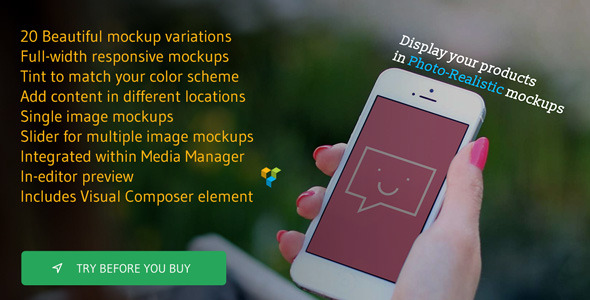 Photo Real Responsive Product Mockups Preview Wordpress Plugin - Rating, Reviews, Demo & Download