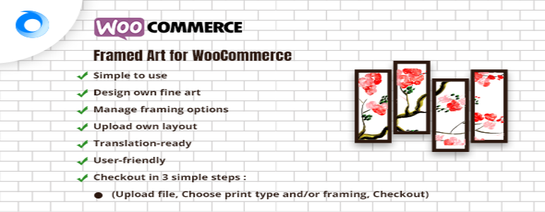 Photoframes And Art For WooCommerce Preview Wordpress Plugin - Rating, Reviews, Demo & Download