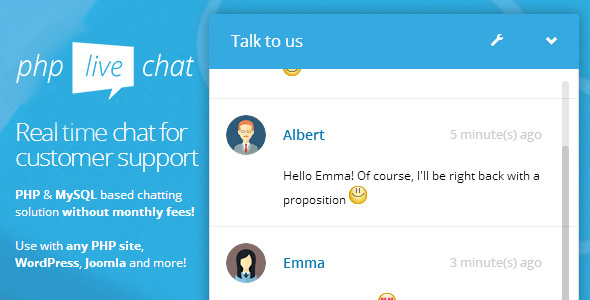 PHP Live Support Chat Preview Wordpress Plugin - Rating, Reviews, Demo & Download