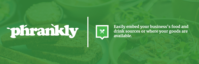 Phrankly Food & Drink Sourcing Preview Wordpress Plugin - Rating, Reviews, Demo & Download