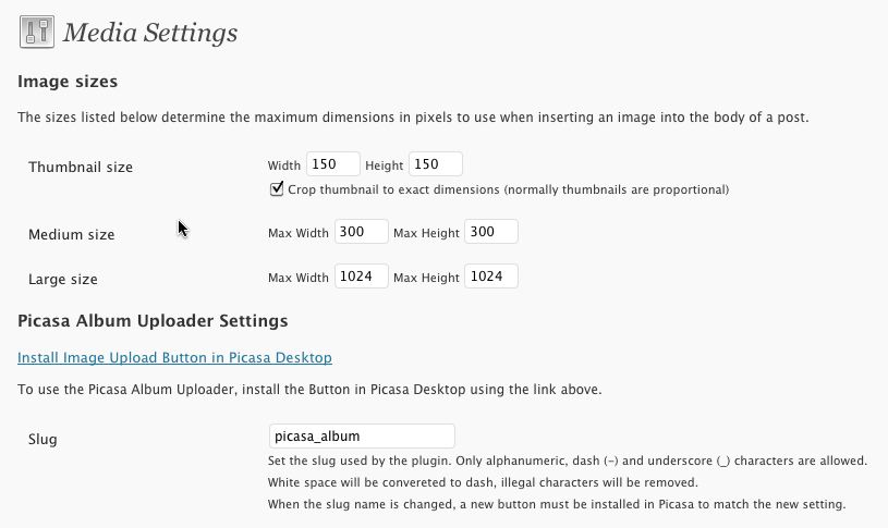 Picasa Album Uploader Preview Wordpress Plugin - Rating, Reviews, Demo & Download