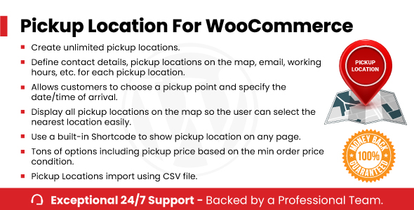 Pickup Location For WooCommerce Preview Wordpress Plugin - Rating, Reviews, Demo & Download