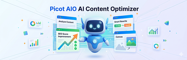Picot AIO AI Content Optimizer Preview Wordpress Plugin - Rating, Reviews, Demo & Download