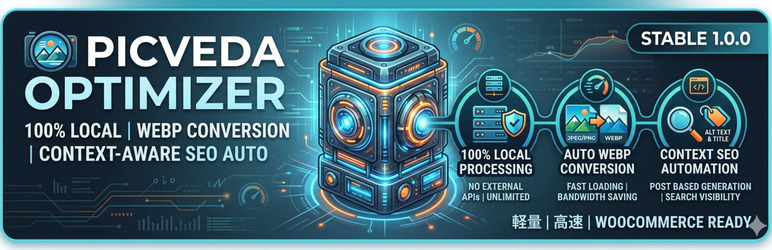 PicVeda Optimizer Preview Wordpress Plugin - Rating, Reviews, Demo & Download
