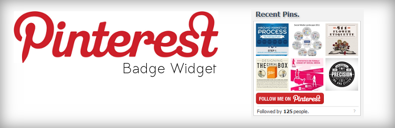 Pinterest Badge Preview Wordpress Plugin - Rating, Reviews, Demo & Download