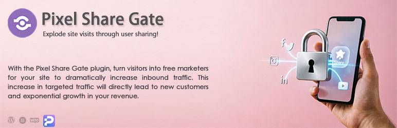 Pixel Share Gate Preview Wordpress Plugin - Rating, Reviews, Demo & Download