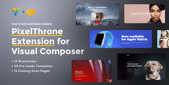 PixelThrone Extension For Visual Composer Preview Wordpress Plugin - Rating, Reviews, Demo & Download