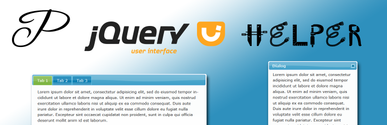 PJ JQuery UI Helper Preview Wordpress Plugin - Rating, Reviews, Demo & Download