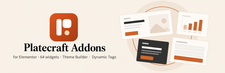 Platecraft Addons For Elementor Preview Wordpress Plugin - Rating, Reviews, Demo & Download