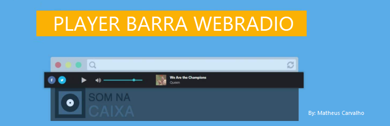 Player Barra WebRadio Preview Wordpress Plugin - Rating, Reviews, Demo & Download