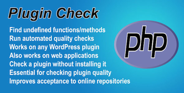 Plugin Check – Quality Control For Plugins Preview - Rating, Reviews, Demo & Download