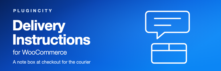 PluginCity Delivery Instructions For WooCommerce Preview - Rating, Reviews, Demo & Download
