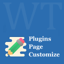 Plugins Page Customize
