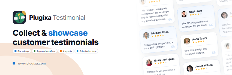Plugixa Testimonial Preview Wordpress Plugin - Rating, Reviews, Demo & Download