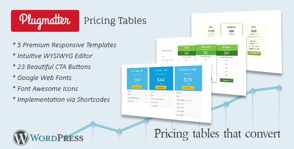 Plugmatter Pricing Table CC Preview Wordpress Plugin - Rating, Reviews, Demo & Download