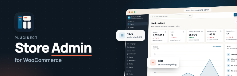 Plugnect Store Admin For WooCommerce Preview Wordpress Plugin - Rating, Reviews, Demo & Download