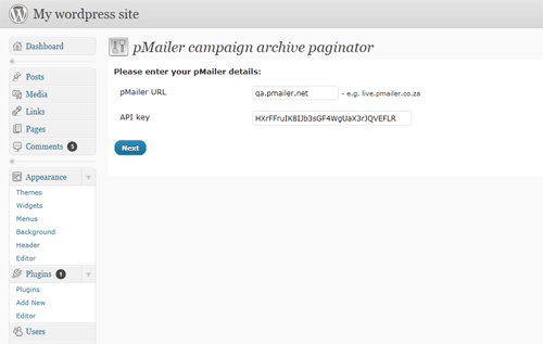 PMailer Campaign Archive Preview Wordpress Plugin - Rating, Reviews, Demo & Download