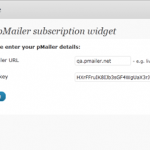 PMailer Subscription Widget