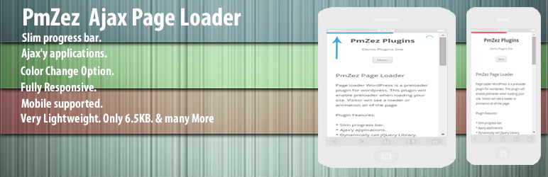 PmZez Ajax Page Loader Preview Wordpress Plugin - Rating, Reviews, Demo & Download