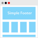 Podamibe Simple Footer Widget Area