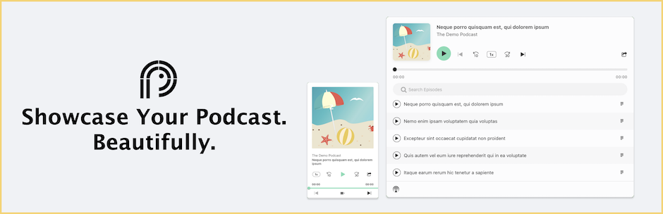 Podcast Player – Your Podcasting Companion Preview Wordpress Plugin - Rating, Reviews, Demo & Download