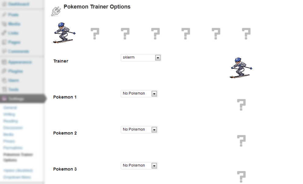 Pokemon-Trainer Preview Wordpress Plugin - Rating, Reviews, Demo & Download