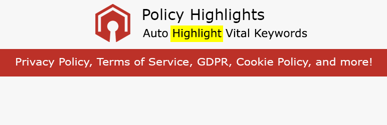 Policy Highlights: Focus On Vital Keywords Preview Wordpress Plugin - Rating, Reviews, Demo & Download